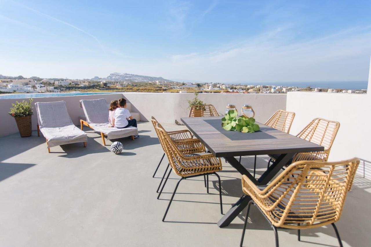 Amer Villa Santorini With Outdoor Hot Tub Vóthon Exteriör bild