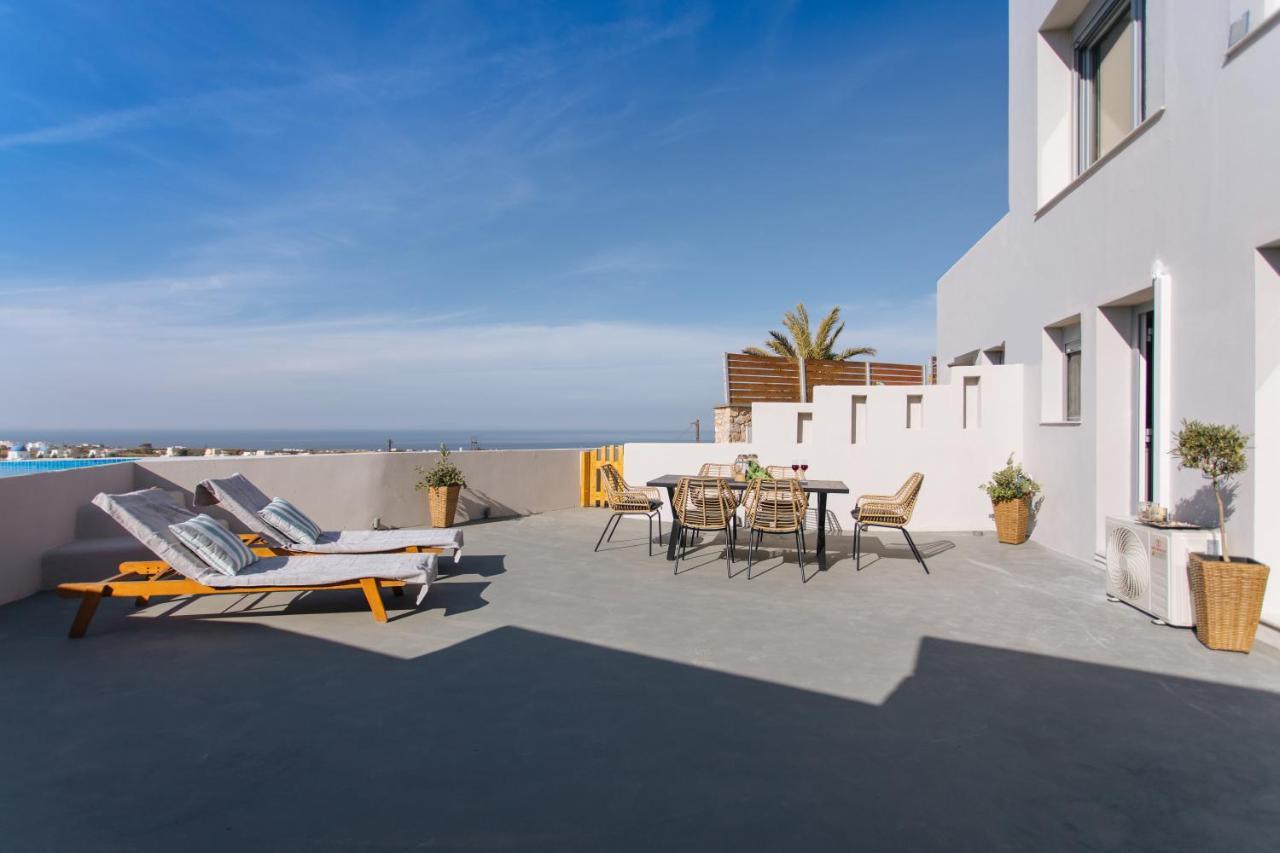 Amer Villa Santorini With Outdoor Hot Tub Vóthon Exteriör bild